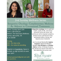 2nd Sunday Wellness Series | Integrative Oncology: Complimentary Medicine as Adjunct to Conventional Treatments