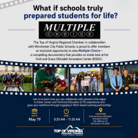 Multiple Choice Showing at The Emil and Grace Shihadeh Innovation Center