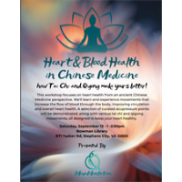 Heart & Blood Health in Chinese Medicine - how tai chi & qigong make yours better!