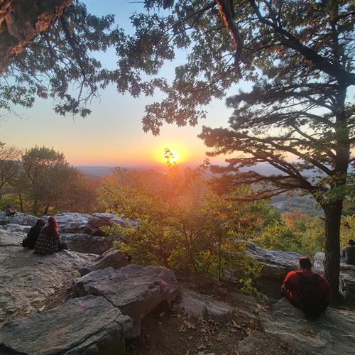 Bears Den Overlook on Blue Ridge Mountains