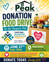 Peak Roofing- Food Drive