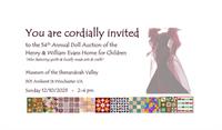 54th Annual Doll Auction *Also including Quilts and Locally Made Holiday Crafts*