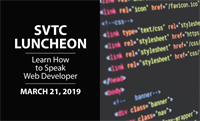 SVTC Luncheon | How to Speak Web Developer