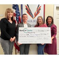 2024 Valor Awards Beneficiary Check Presentation