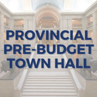 Provincial Pre-Budget Consultation with Finance Minister Hon. Adrien Sala