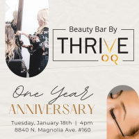 Beauty Bar by Thrive - One Year Anniversary
