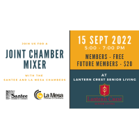 Santee Chamber Joint Mixer with La Mesa Chamber at Lantern Crest