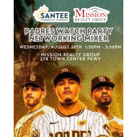Padres Watch Party Networking Mixer- August 2025
