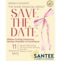 Sarah Cougnet and The Shine Financial Group Ribbon Cutting