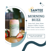 Santee Chamber Morning Buzz - June 2026