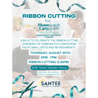 Ribbon Cutting: Homewatch Caregivers Northwest San Diego & Santee