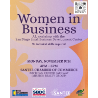 Women in Business: A.I. Workshop with the SBDC