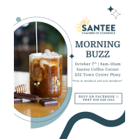 Santee Chamber Morning Buzz - October 2026