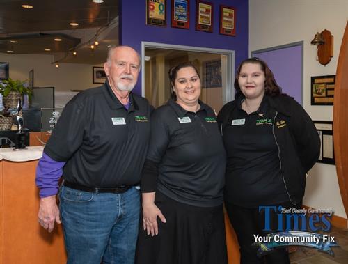 Grand Opening at Jackman Location, Joe, Stacy and Liz