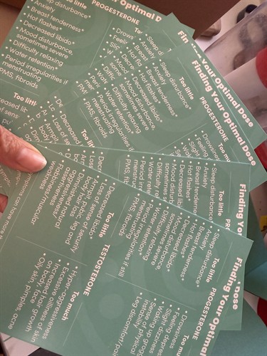 Symptom cards