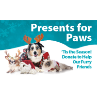 Help Animals in Need Have a Happy Holiday by Donating Online to SDCCU ‘Presents for Paws’