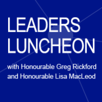 Leaders Luncheon 2021 w Ministers Rickford & MacLeod