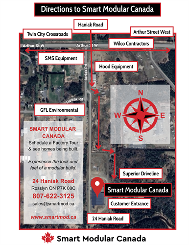 Directions to Smart Modular Canada