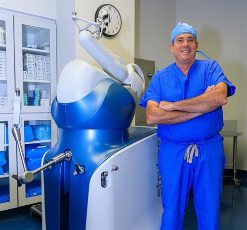 Orthopedic Robot and Dr. John Masterson