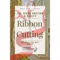 Ribbon Cutting - J.R. Dixon Auction Realty