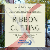 Ribbon Cutting - Clarendon Health & Wellness