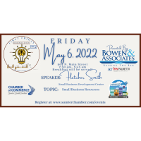 2022 First Friday Breakfast Speaker Series (May 6th)