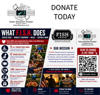 Aztec Shawnee Theater May Fundraiser for F.I.S.H. (Friends In Service of Heroes)