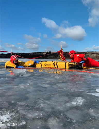 Ice Rescue training