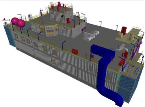 Living Quarters 3D Model - Engineering Coordination for Husky on the West White Rose Project