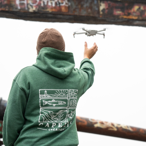 Drone work in Fort Amherst