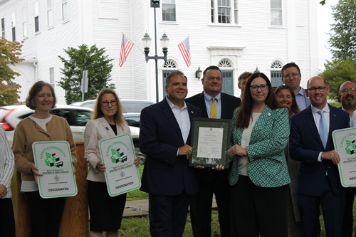 Reading Green Communities designation August 2025.