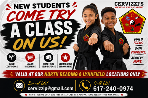 COME TRY A FREE CLASS ON US!
