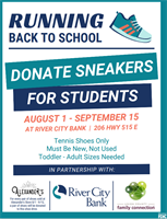 Sneakers for Students at River City Bank