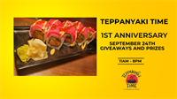 Teppanyaki Time 1st Anniversary Celebration
