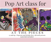 Pop art class for teens