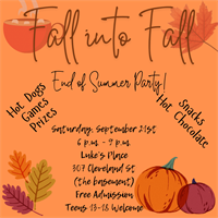 Fall Into Fall End of Summer Party