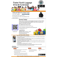 Foster Youth Luggage Drive & Fundraiser