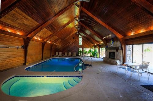Knolls Resort Indoor Pool Area