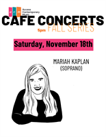 Cafe Concert: Mariah Kaplan
