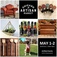 Chicago Artisan Market @ Artifact Events - Sat & Sun, May 1-2 (10am-4pm)