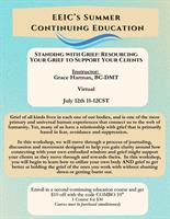 Embodied Education Institute of Chicago CE summer events