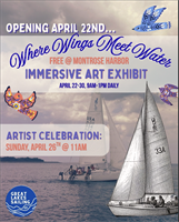 Great Lakes Sailing and Sail Her Dreams Launch Immersive Art Exhibit ''Where Wings Meet Water'' at Montrose Harbor