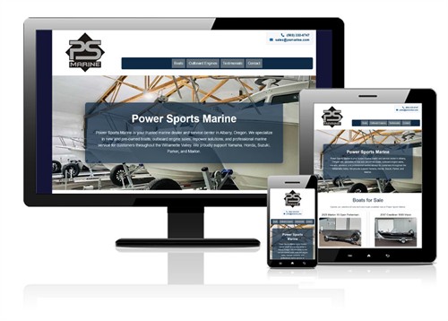 Website for PS Marine in Albany