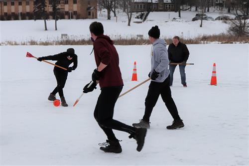 Winter Broomball