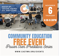Anti-Trafficking Community Education: Power Over Predators (POP) Series