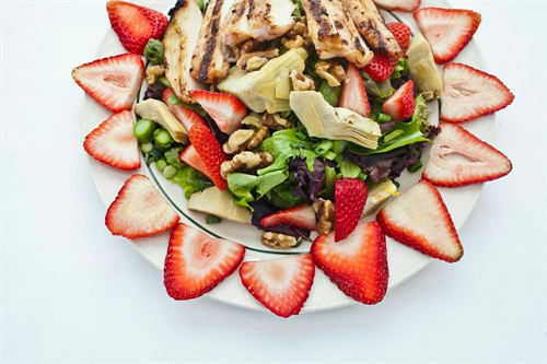 Strawberry chicken salad