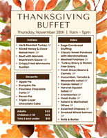 Join us this Thanksgiving at the Afton House Inn! We've got you covered from classics to new favorites we have it all. We'll see you at the Afton House Inn.