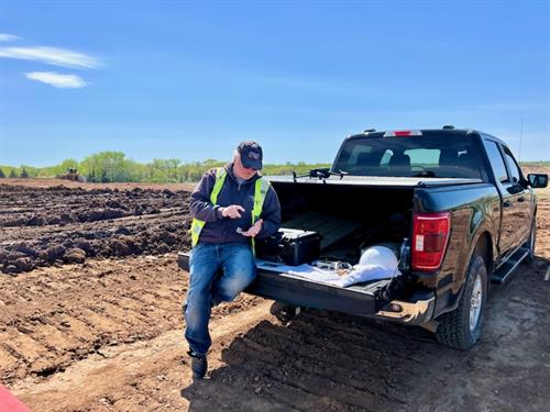 Pictures Over Stillwater at a Job Site