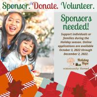 Community Thread’s Holiday Hope Program Urgently Seeks Community Sponsors