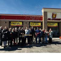 Chamber Welcomes Take 5 Oil Change with a Ribbon Cutting!